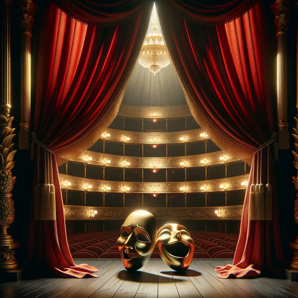 Saal des Theaters Latschau